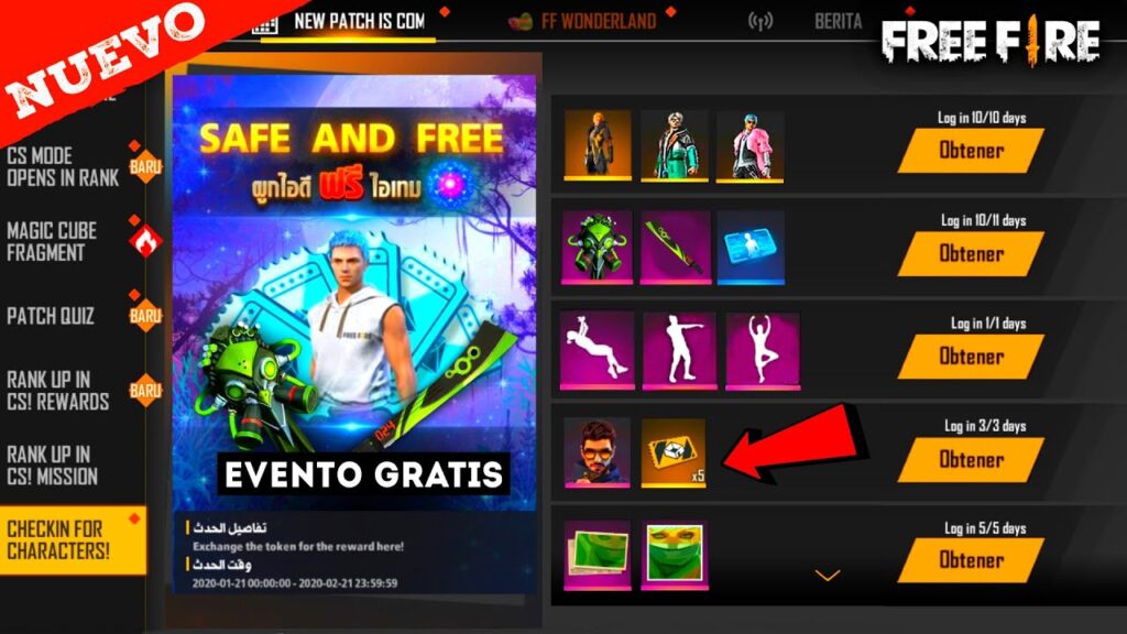 como participar en los eventos de free fire y maximizar tus recompensas
