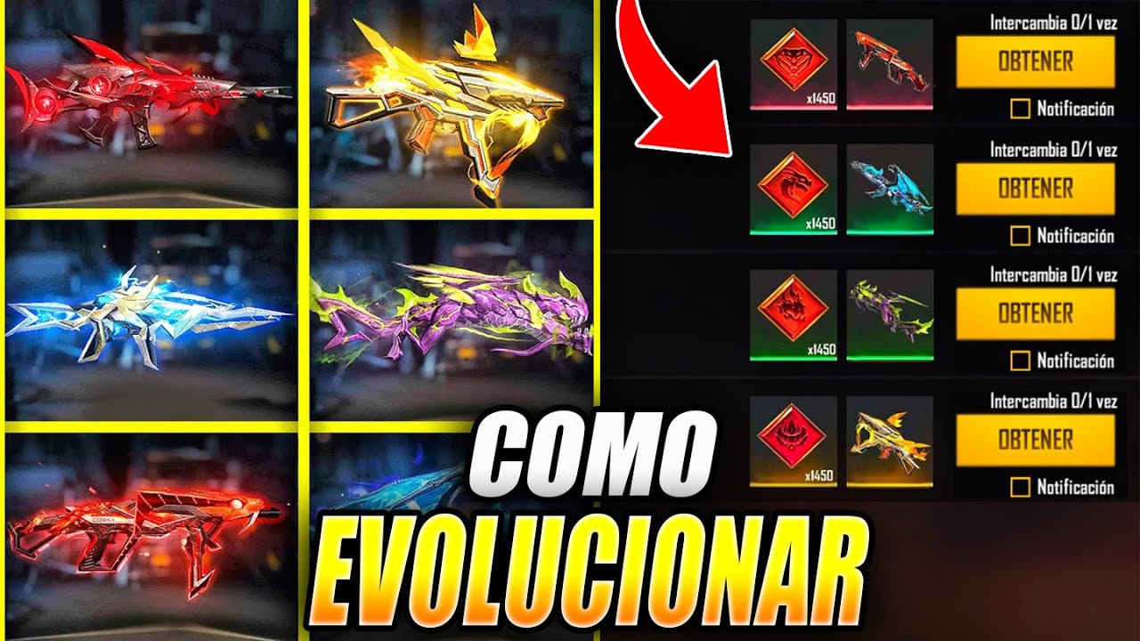 cual es la mejor estrategia para utilizar las armas evolutivas en free fire